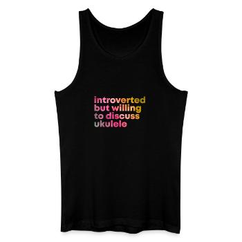 Ukulele - Men’s Organic Tank Top - black - Front