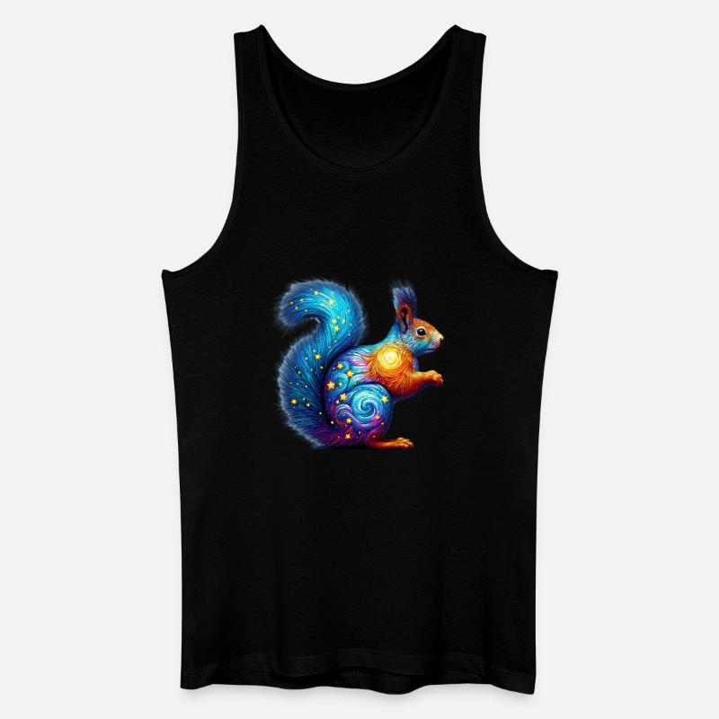Eichhörnchen - Männer Bio Tank Top - Schwarz