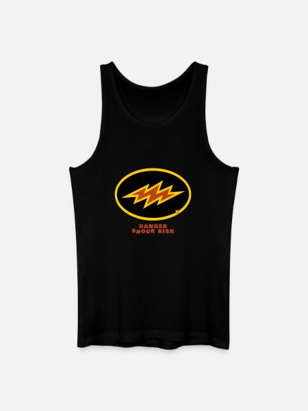 shock risk - Men’s Organic Tank Top - black