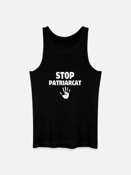 Stop patriarchy, women's rights - Men’s Organic Tank Top - black