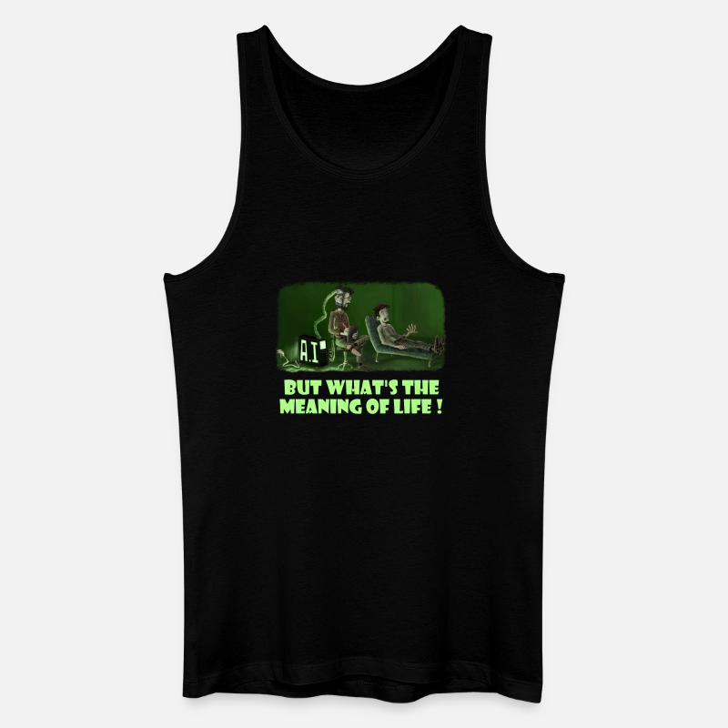 Eines der vielen Paradoxe der KI - Männer Bio Tank Top - Schwarz