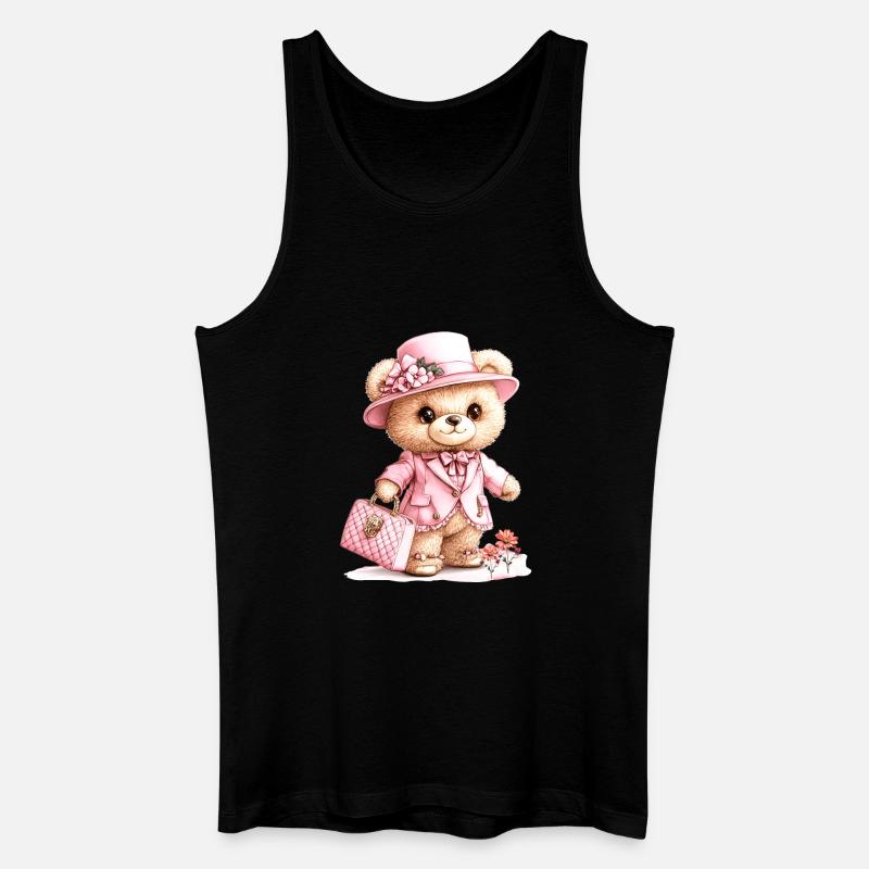 Die Bären sind los! - Männer Bio Tank Top - Schwarz