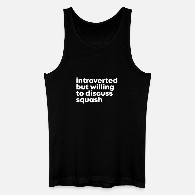 quetschen - Männer Bio Tank Top - Schwarz