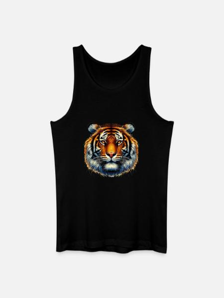 Tigre - Débardeur bio Homme - noir