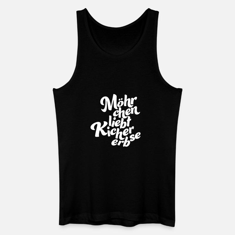 Logo without background white - Männer Bio Tank Top - Schwarz