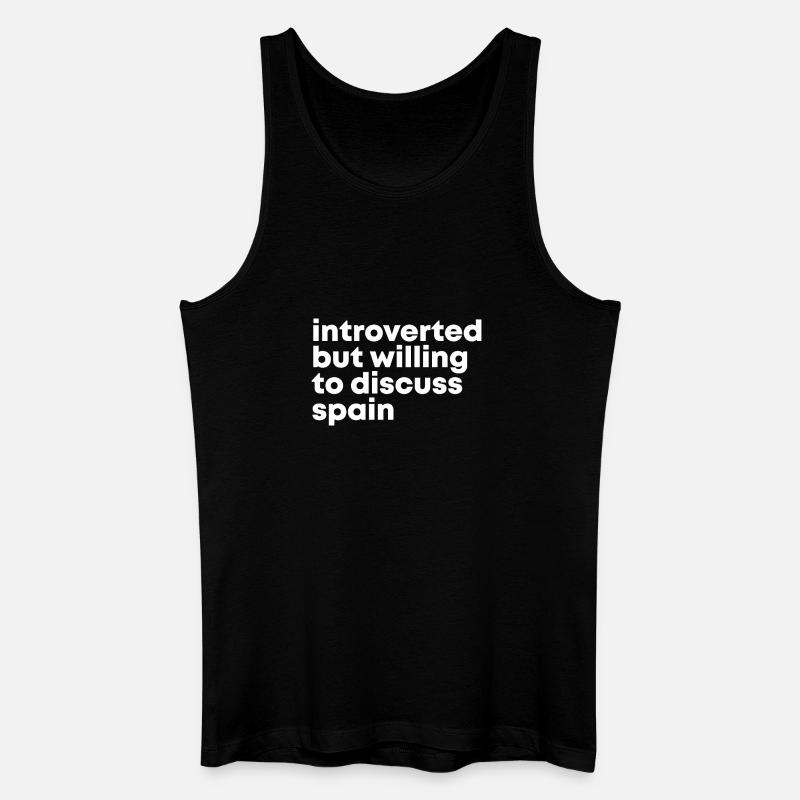Spanien - Männer Bio Tank Top - Schwarz