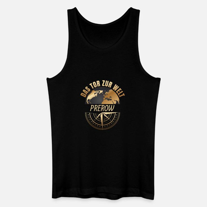 Das Tor zur Welt - Prerow - Männer Bio Tank Top - Schwarz