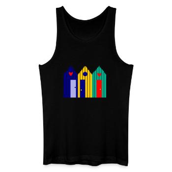 Jahrestag. Jubiläumsdekade. Humor. komisch - Männer Bio Tank Top - Schwarz - Vorne