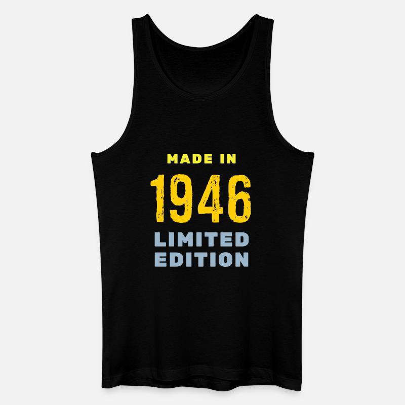 1946 - Männer Bio Tank Top - Schwarz