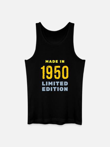 1950 - Men’s Organic Tank Top - black
