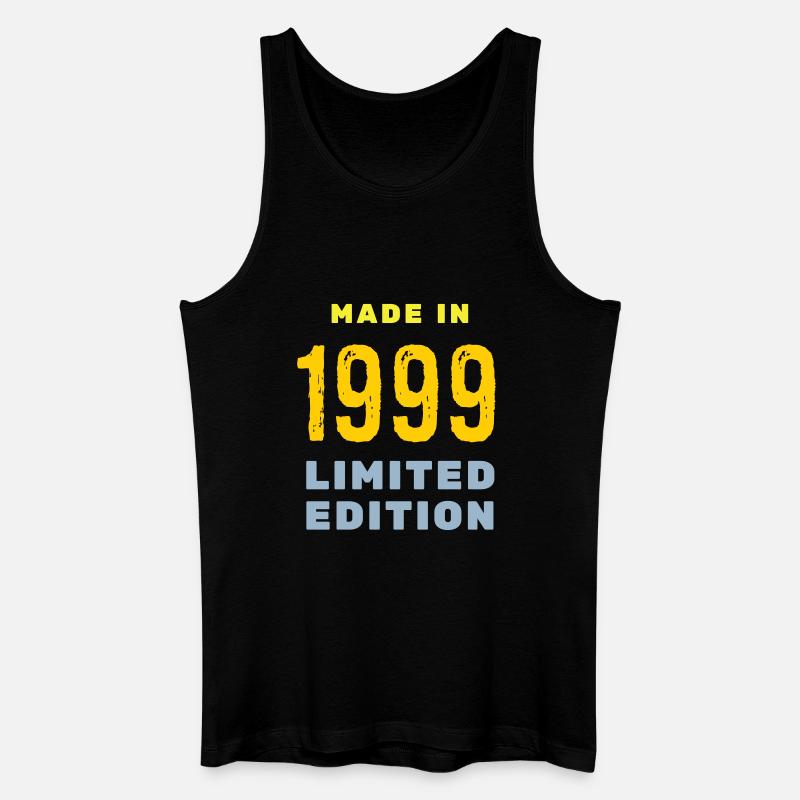 1999 - Männer Bio Tank Top - Schwarz