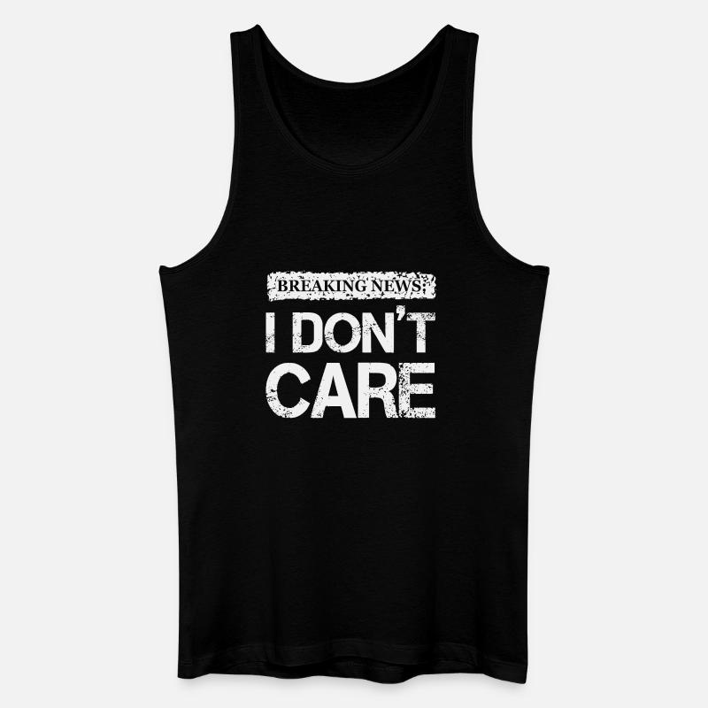 Mutiges Protest-Statement-T-Shirt-Design - Männer Bio Tank Top - Schwarz