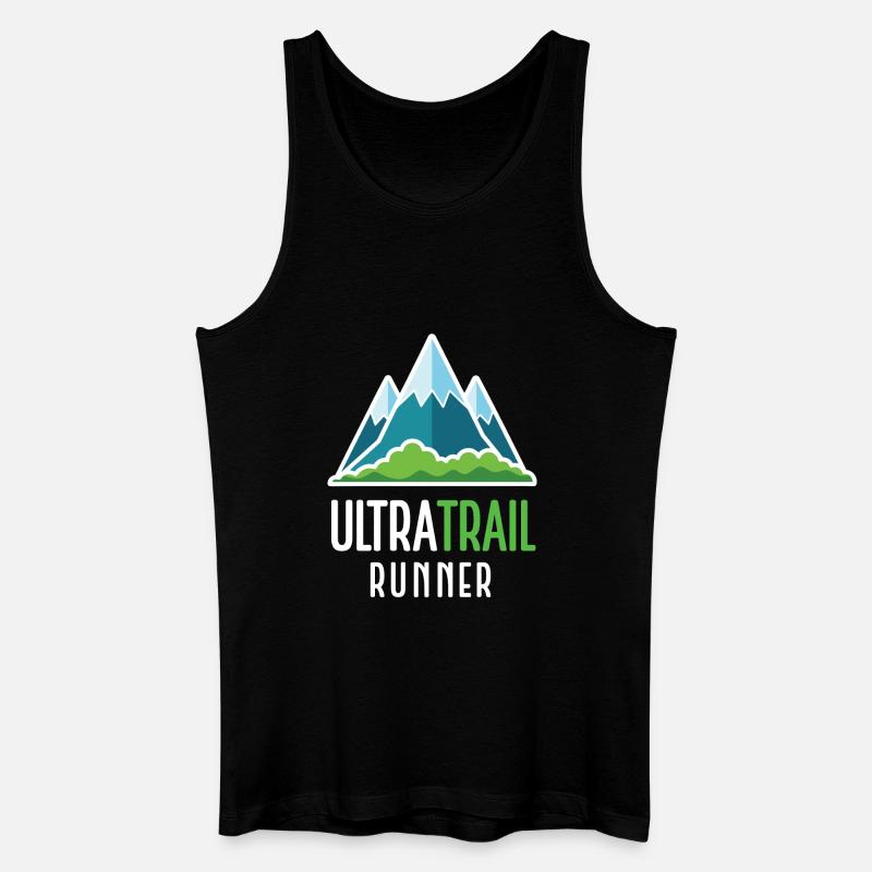 Ultra-Trailrunner - Männer Bio Tank Top - Schwarz