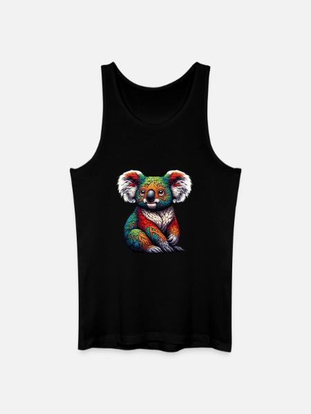 Koala - Débardeur bio Homme - noir