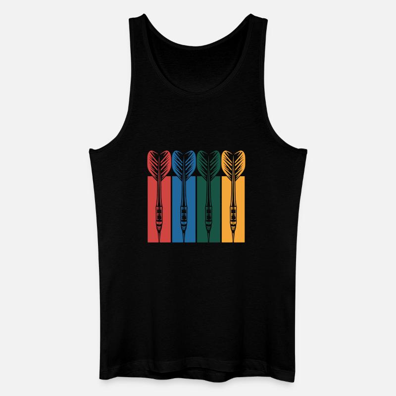 Federkiel-Quartett - Männer Bio Tank Top - Schwarz