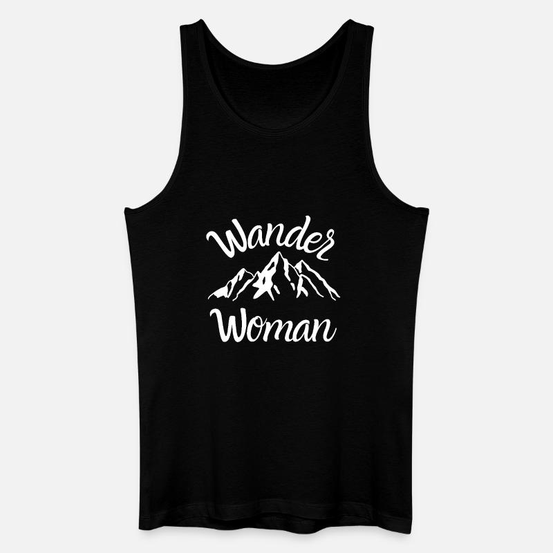 Wander Women - Männer Bio Tank Top - Schwarz