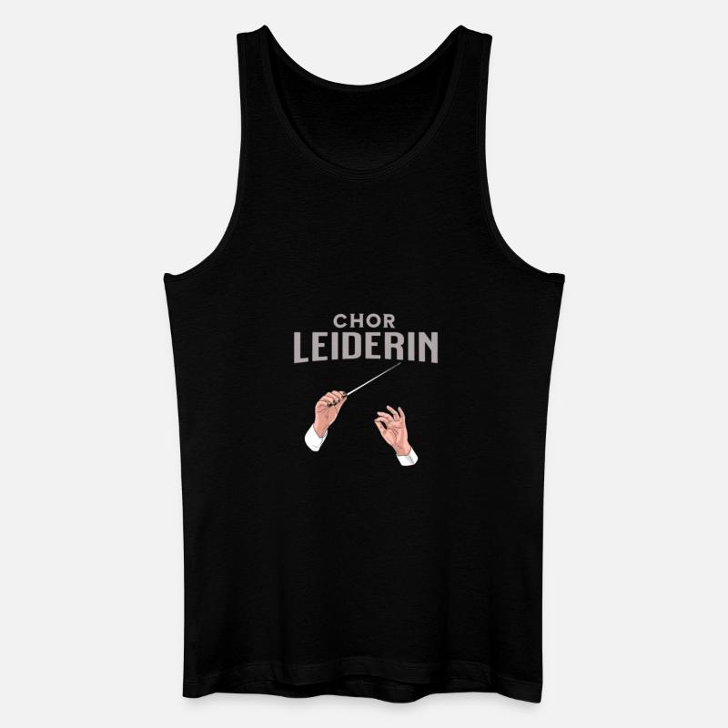 Chor Leiderin Chorleiterin Dirigentin - Männer Bio Tank Top - Schwarz