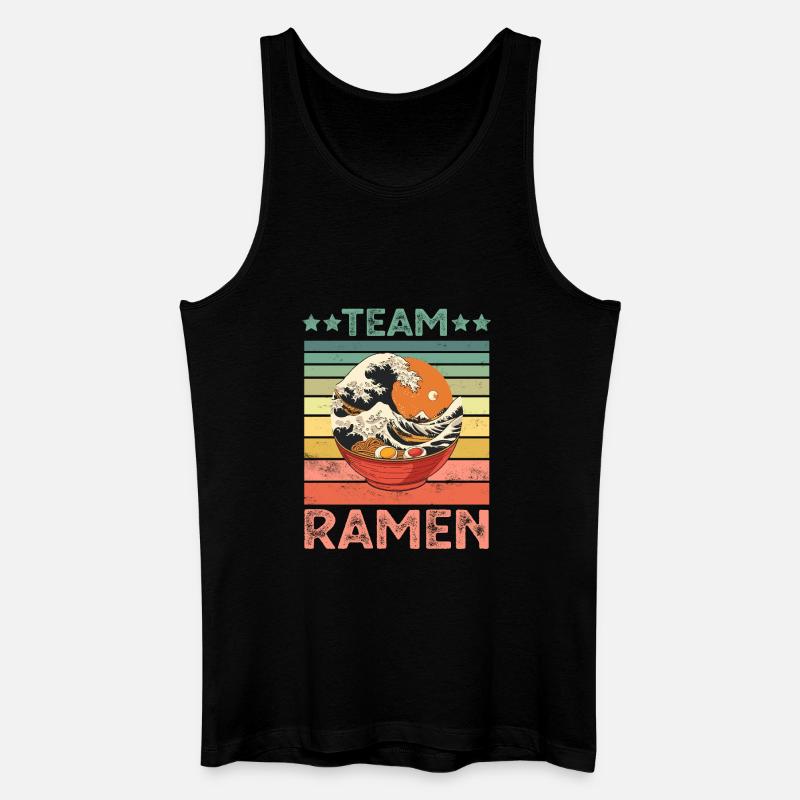 Ramen Nudeln - Männer Bio Tank Top - Schwarz
