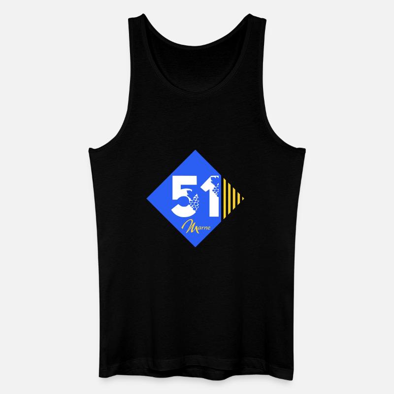 51 - Männer Bio Tank Top - Schwarz