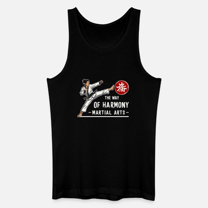 Kampfkunst - Männer Bio Tank Top - Schwarz