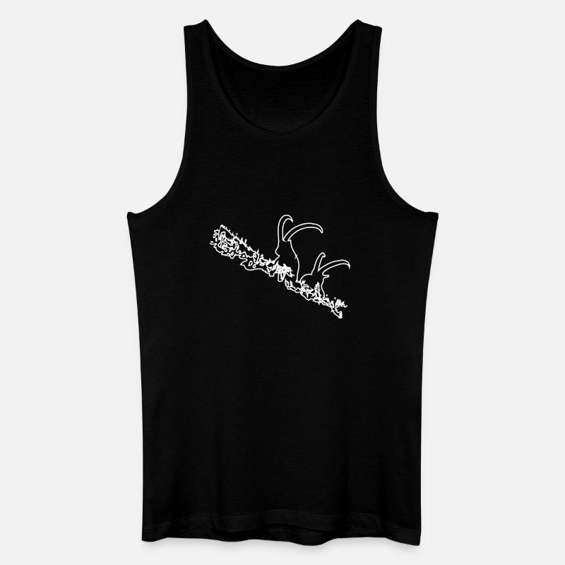 Steinböcke - Männer Bio Tank Top - Schwarz