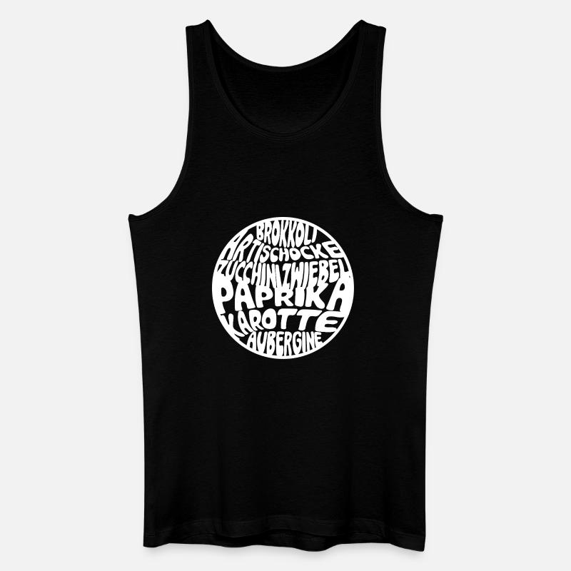 Gemüsesuppe - Männer Bio Tank Top - Schwarz