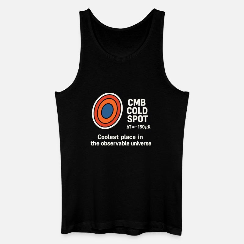 CMB Cold Spot - Männer Bio Tank Top - Schwarz