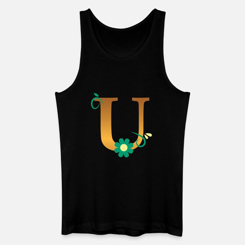 U - Männer Bio Tank Top - Schwarz