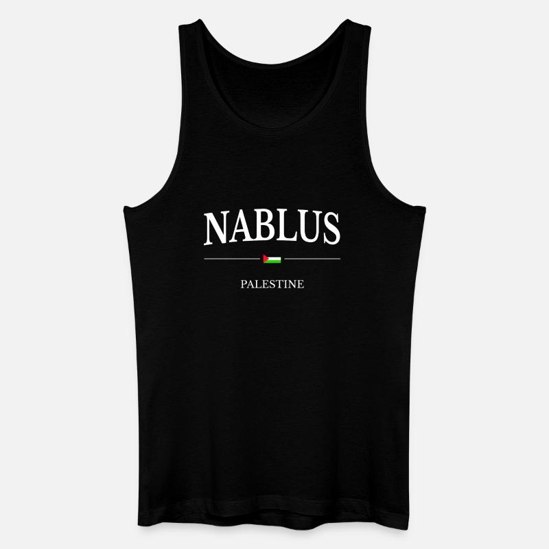Nablus Palästina - Männer Bio Tank Top - Schwarz