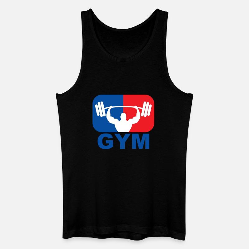 GYM Bodybuilding Gewicht - Männer Bio Tank Top - Schwarz