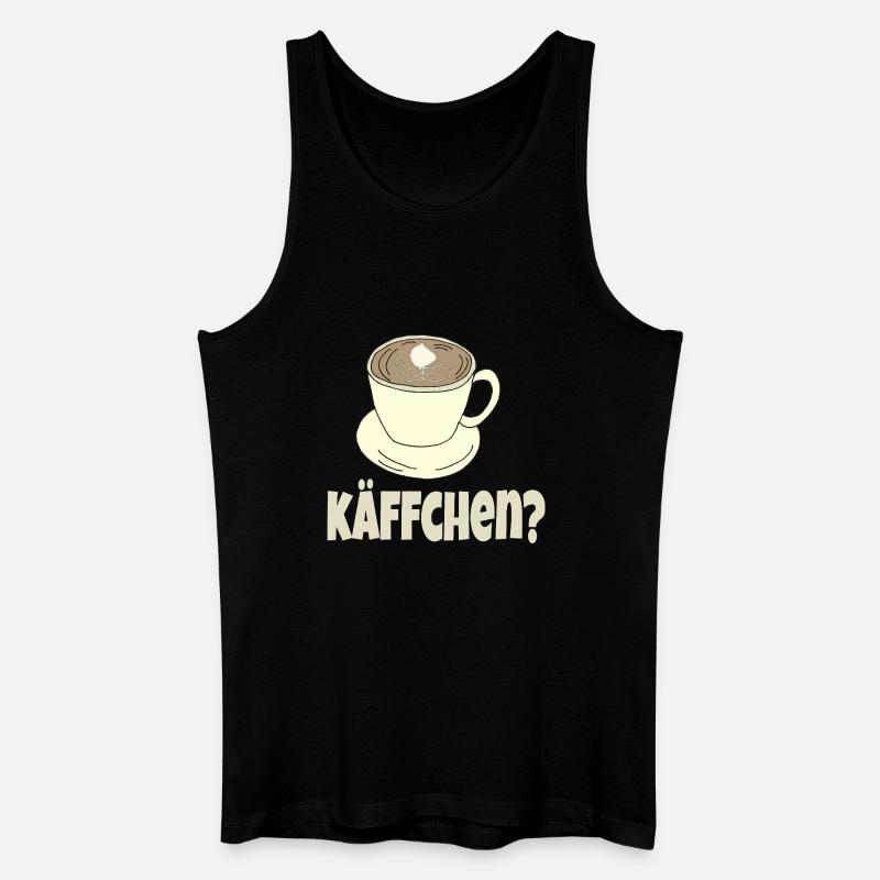 kaffeetasse kaeffchen - Männer Bio Tank Top - Schwarz