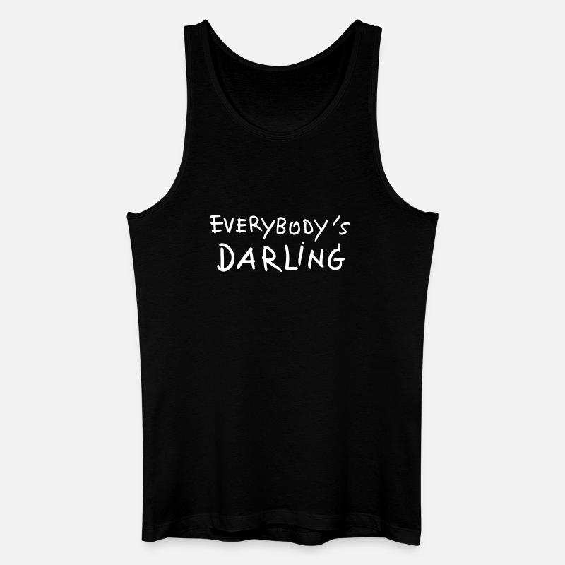 everybodys darling - Männer Bio Tank Top - Schwarz
