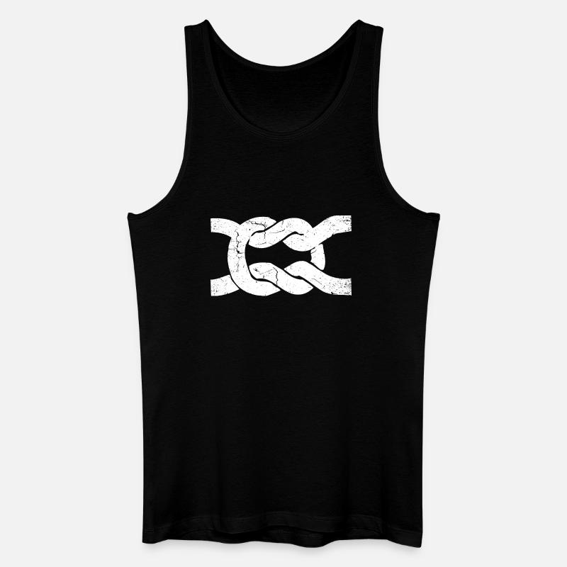 Sailor's knot | node | Node - Men’s Organic Tank Top - black