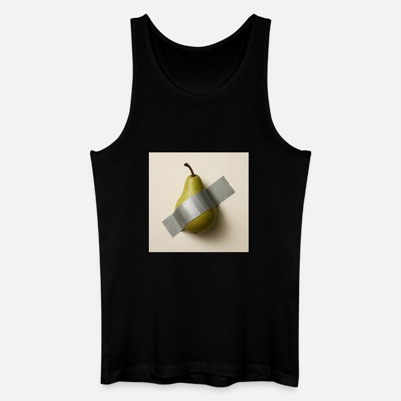 Abstrakte Birne Metaphorisches Kunstwerk - Männer Bio Tank Top - Schwarz