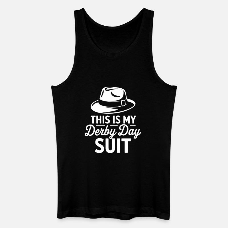 Derby Day Klassisches Anzug-Design - Männer Bio Tank Top - Schwarz