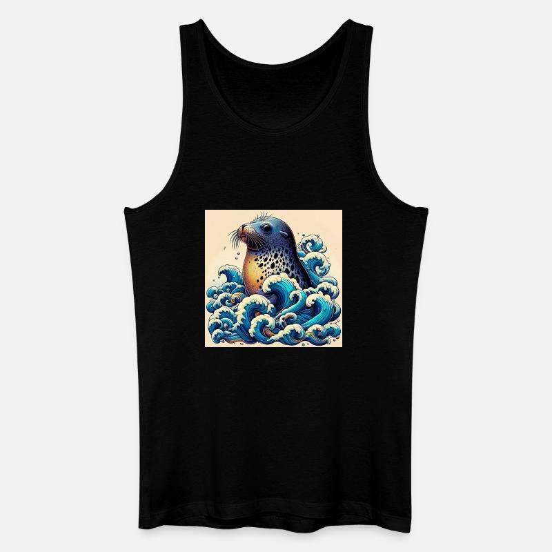 Siegel - Männer Bio Tank Top - Schwarz