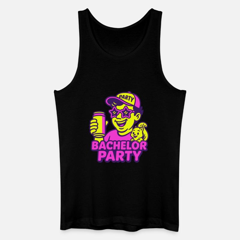 Bachelor Party - Männer Bio Tank Top - Schwarz