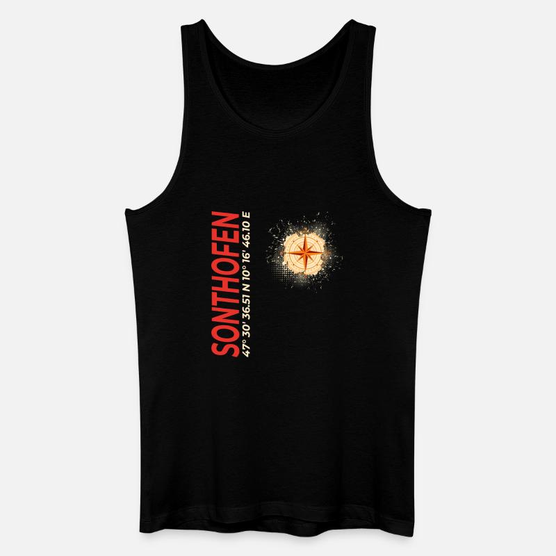 Sonthofen - Männer Bio Tank Top - Schwarz