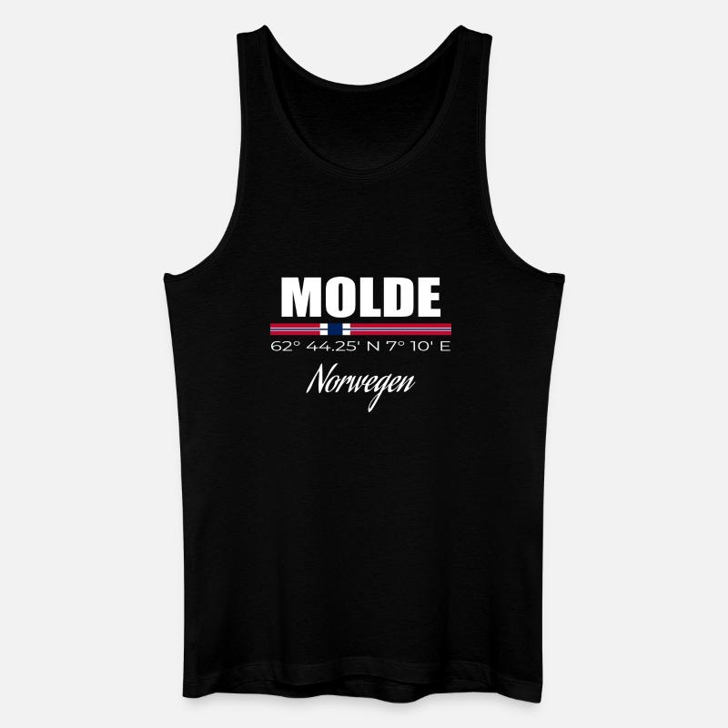 Molde - Männer Bio Tank Top - Schwarz