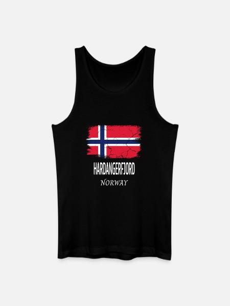 Hardangerfjord - Men’s Organic Tank Top - black