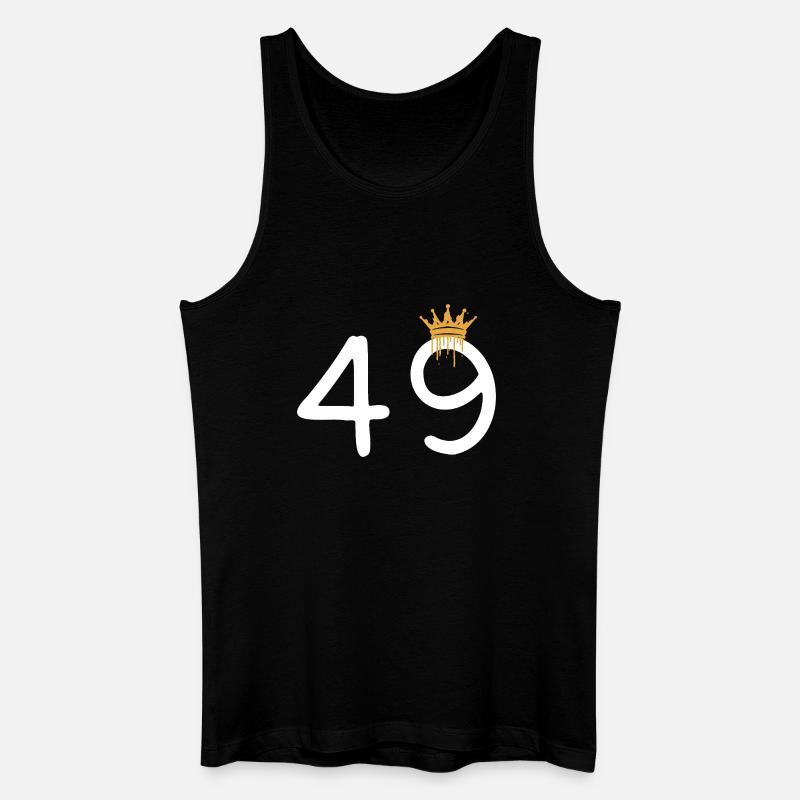 49 - Männer Bio Tank Top - Schwarz