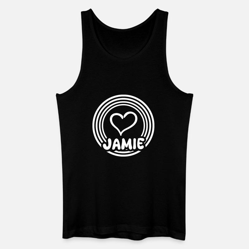 Jamie - Männer Bio Tank Top - Schwarz