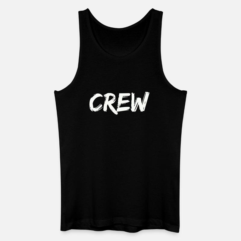 crew - Männer Bio Tank Top - Schwarz