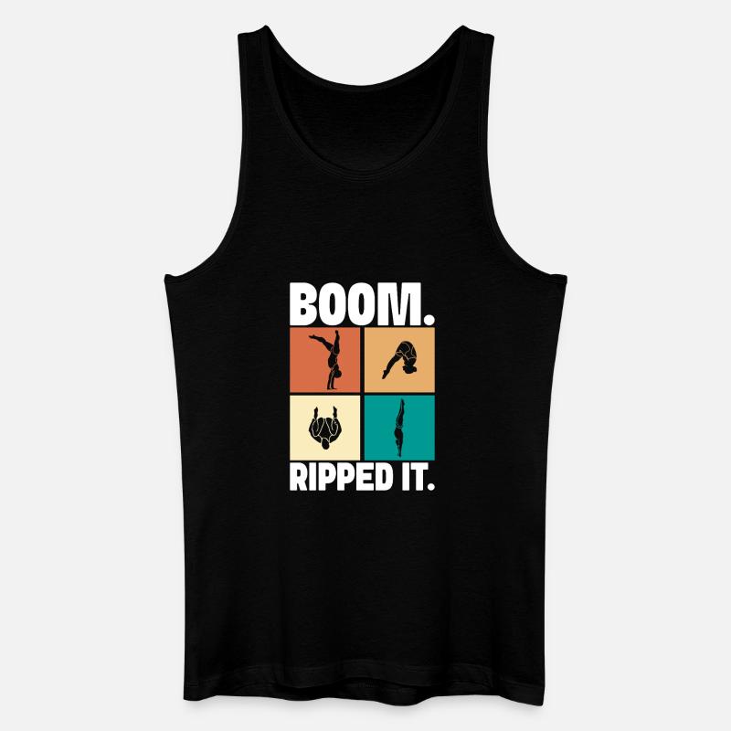 Kunstspringen Turmspringer Sprungbrett - Männer Bio Tank Top - Schwarz