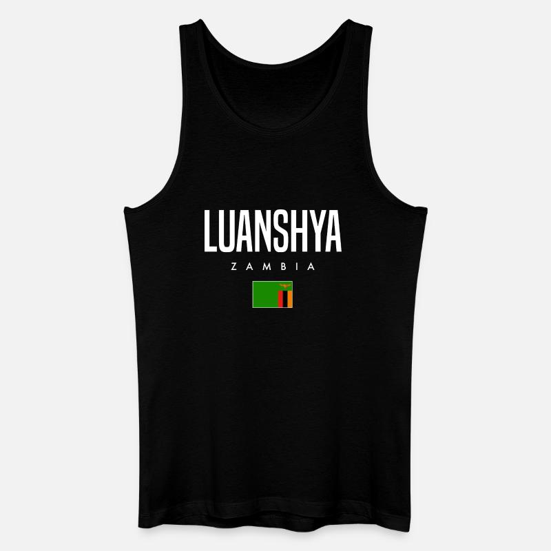 Luanshya Sambia - Männer Bio Tank Top - Schwarz