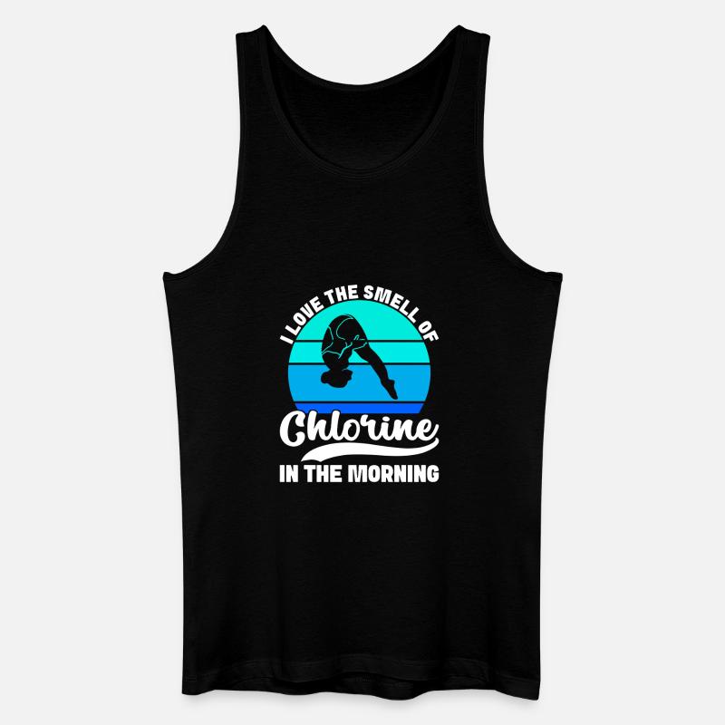 Plongeoir - Débardeur bio Homme - noir