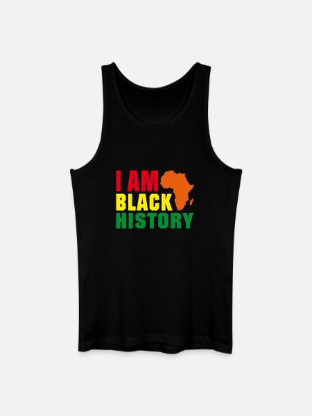 I am Black History - Men’s Organic Tank Top - black