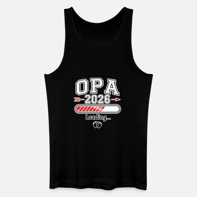 Opa 2026 Loading - Männer Bio Tank Top - Schwarz