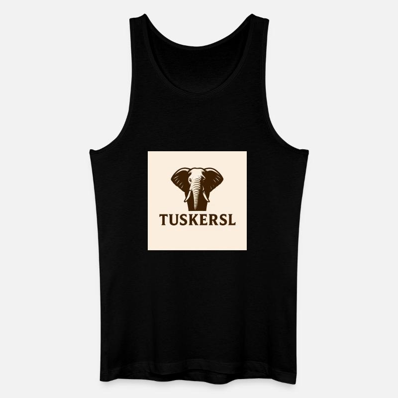 Stoßzähne - Männer Bio Tank Top - Schwarz