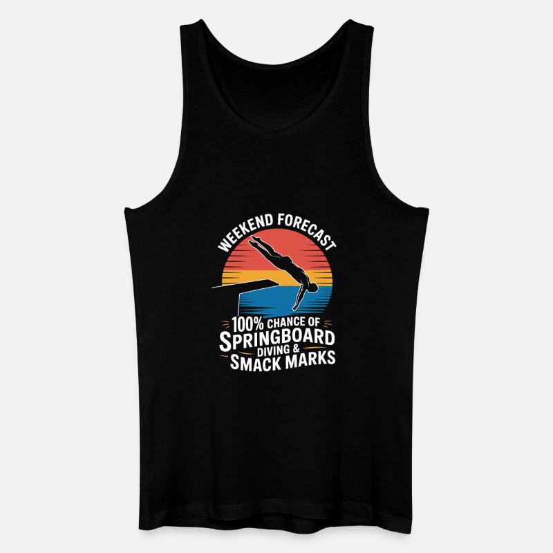 Kunstspringen Turmspringer Sprungbrett - Männer Bio Tank Top - Schwarz